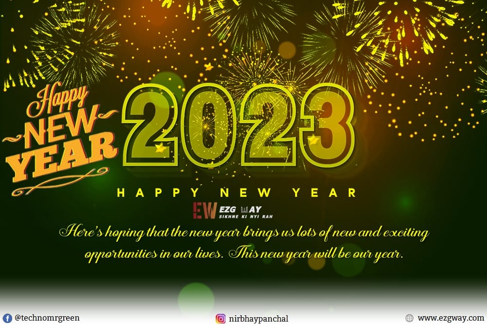 Happy New Year Messages In English 2023 Image